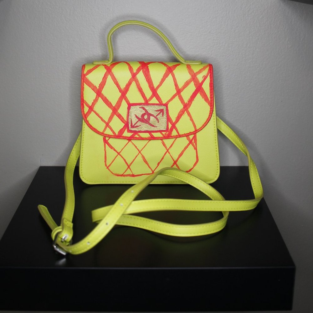 Painted Crossbody Bag